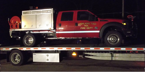 Fire Truck PA 2 truck transport photo