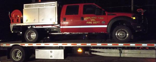 Fire Truck PA 2 truck transport photo